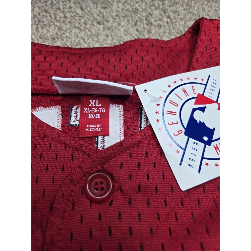 Mitchell & Ness Cincinnati Reds Ken Griffey Jr. XL 18/20 Jersey 25th Anniversary - Picture 6 of 8